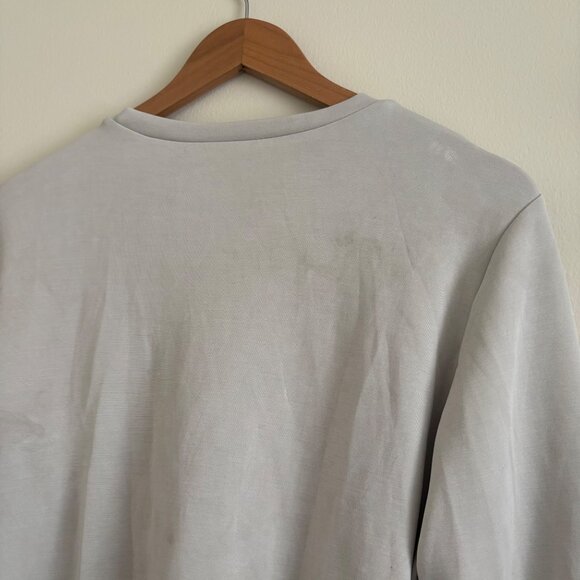 Shein Athletic Cloud Crewneck Pullover Sweatshirt Grey Women’s Size S - Picture 7 of 10